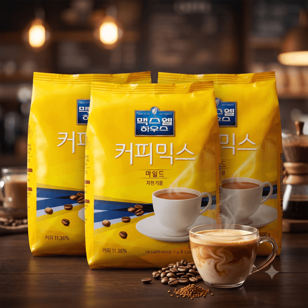 (주)커피몰 동서식품 맥스웰하우스 마일드 커피믹스 자판기용 800g x 10봉 - 최저가 62,200원