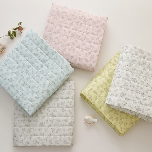 루시드슬립 산뜻한 정원 플뢰르 스노우 시어서커 여름 침대패드 SS/Q 5colors - 최저가 18,910원