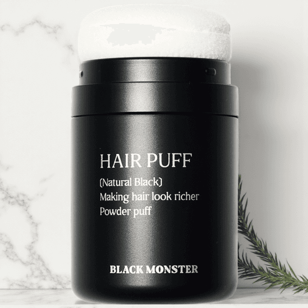 익스컴퍼니 블랙몬스터 헤어 퍼프 내츄럴 블랙 26g 1개 - 최저가 34,900원