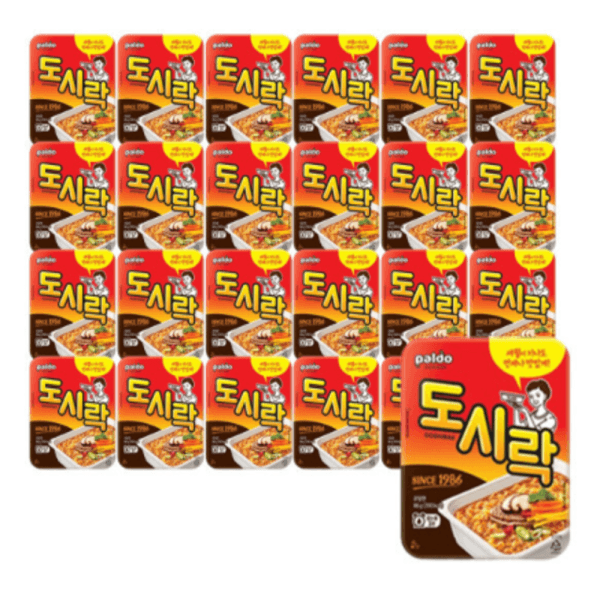 25시메가메트 팔도 도시락 오리지날 86g 24개