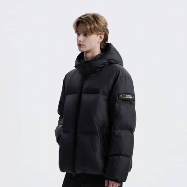 현대Hmall 현대Hmall N254UDW971 나나 패딩 후디 구스다운 점퍼 BLACK