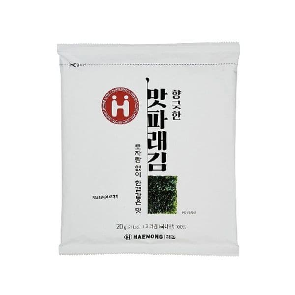 신세계몰 해농 세번구운파래김 20봉(총200매 봉당 10매) - 최저가 37,920원