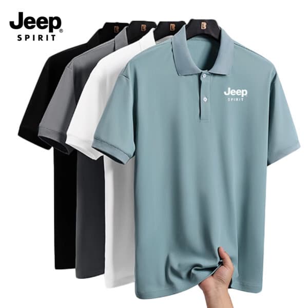 ONME온미 지프 JEEP SPIRIT 아이스 실크 반팔 카라 티셔츠 - 최저가 23,900원