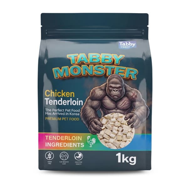 국민펫샵 테비트릿 킹콩 몬스터 닭안심 1kg 동결건조간식 - 최저가 20,500원