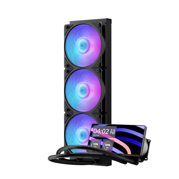 아몽컴퍼니 쿨러마스터 MasterLiquid Core LCD 360 ARGB 블랙 - 최저가 189,000원