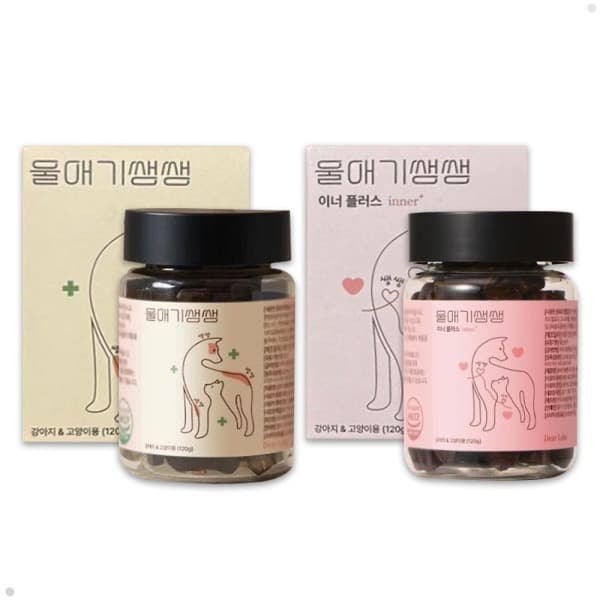 브랜몰 디어랩스 울애기쌩쌩 종합영양제 세트 (울애기쌩쌩1+이너플러스1) - 최저가 54,800원
