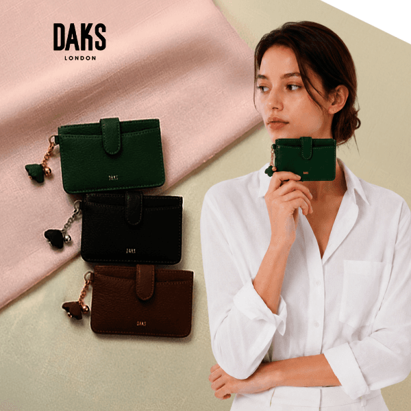 LF몰 닥스 ZALEA 젤라 소가죽 플라워 참장식 카드지갑 DCHO6F020 - 최저가 55,080원