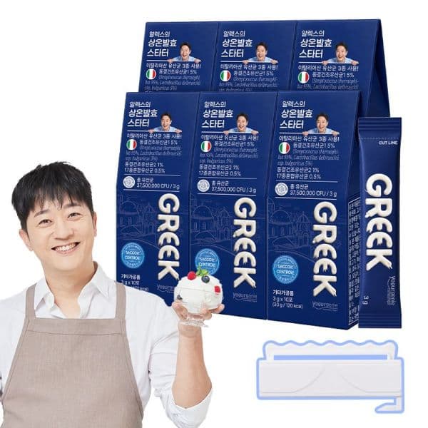 NS홈쇼핑 알렉스 상온발효 그릭요거트 6박스