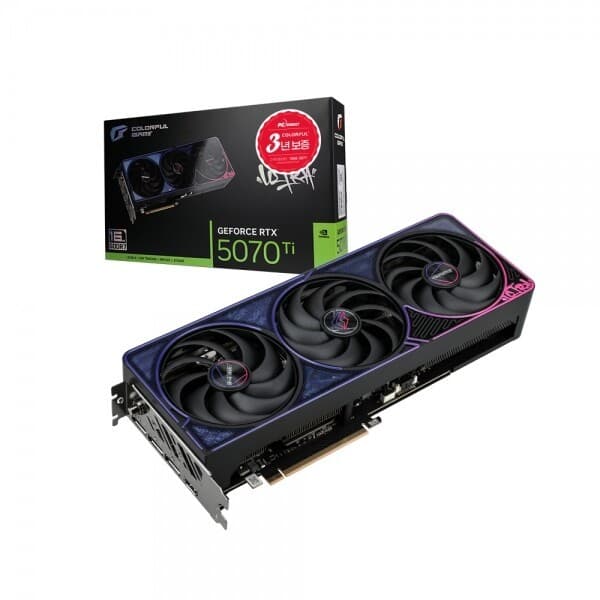 공식판매점o Colorful iGame 지포스 RTX 5070 Ti ULTRA OC SFF D7 16GB