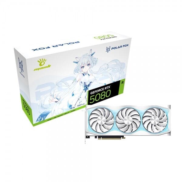공식판매점o MANLi 지포스 RTX 5080 Polar Fox OC V2 D7 16GB