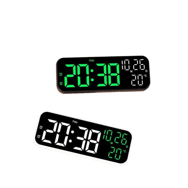 binshao322 KHZM 디지털 GPS 탁상 시계 LED 알람 흰색 파란 - 최저가 28,900원