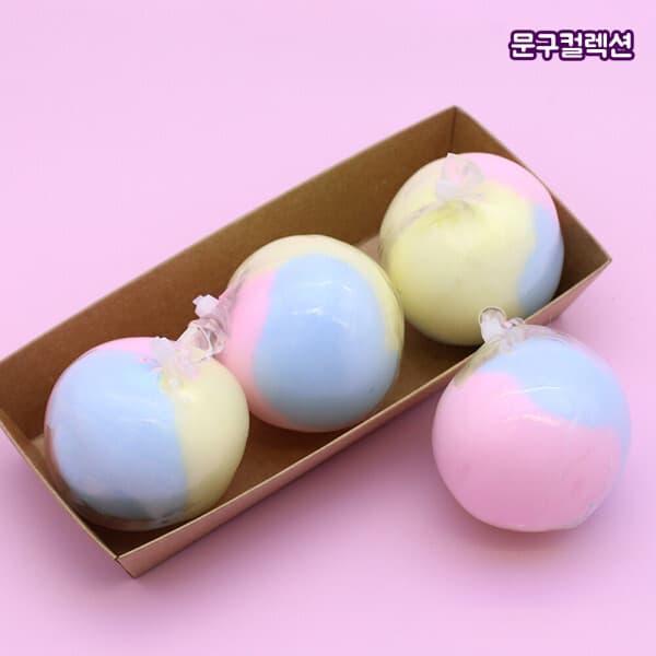 문구컬렉션 왁뿌볼 크런치 왁스 말랑이 BOX 스트레스볼