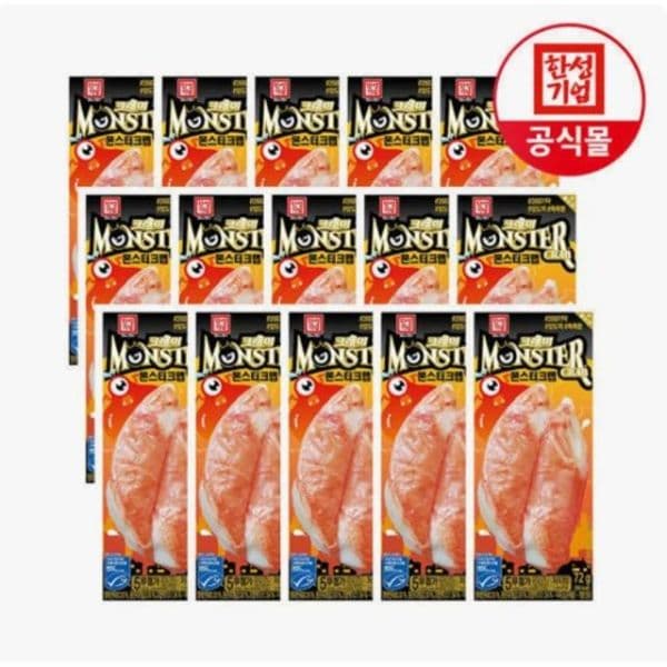 NS홈쇼핑 한성 크래미몬스터크랩 72g X 15개