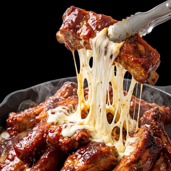 미식미풍 두툼 숯불 바베큐 쪽갈비 500g+500g