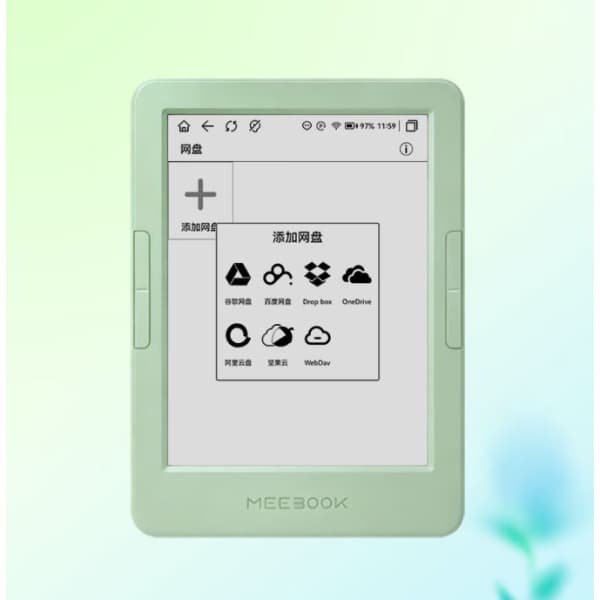 HOMAZONE MEEBOOK 미북 E6 전자책 6인치 이북리더기 안드로이드 AI 잉크스크린 3+32G 그린