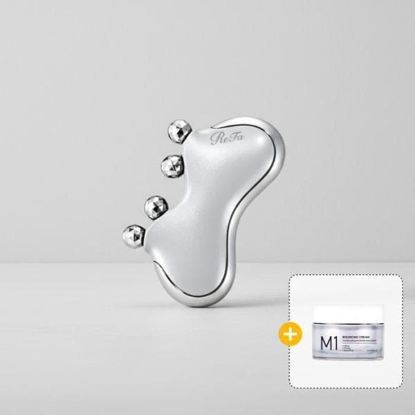 셀러허브샵 리파 ReFa CAXA M1 기기(펄 화이트) + 가히 바운싱 크림 50ml 세트