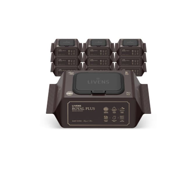 라이프store 리벤스 로얄플러스 엠보싱 아기위생케어 캡형 70매 10개 - 최저가 25,500원
