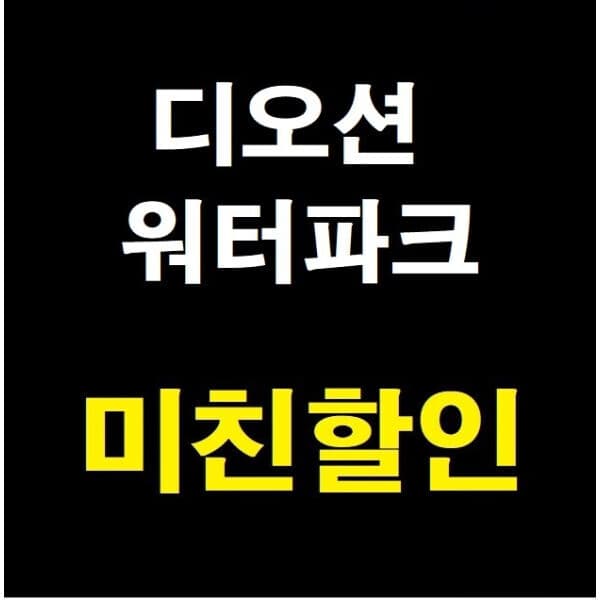티켓의모든것 디오션리조트 워터파크 골드시즌 종일 입장권