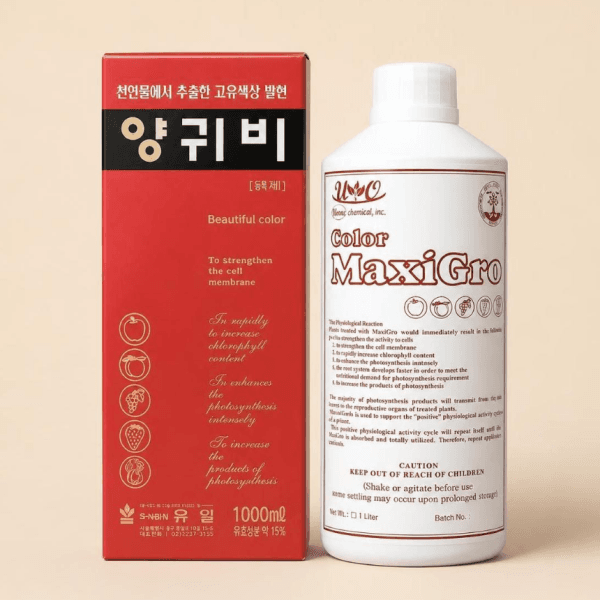 농사왕박사 유일 양귀비 1L 천연착색제 식물영양제