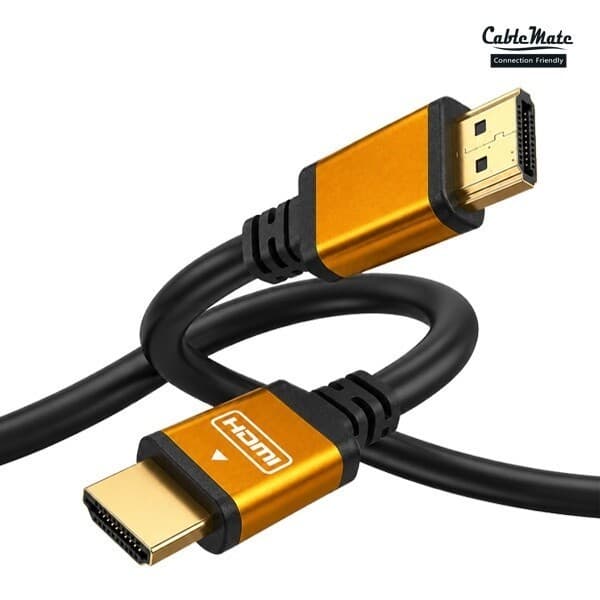 (주)컴퓨존 CableMate HDMI 2.0 케이블 골드메탈 CM2107 10m