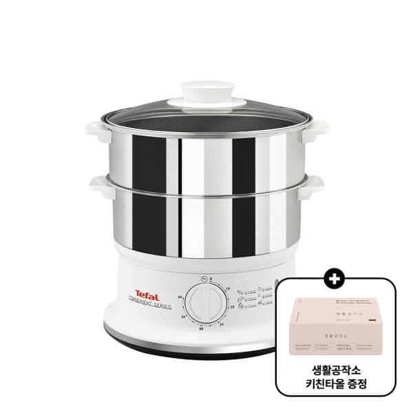 롯데 아이몰 테팔 와이드 2단 스텐 전기 찜기 VC1451K0