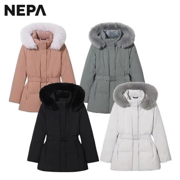 롯데아이몰 네파 겨울용 여성 프리미아 벨티드 미드 구스 다운 자켓 7L82072 - 최저가 227,550원