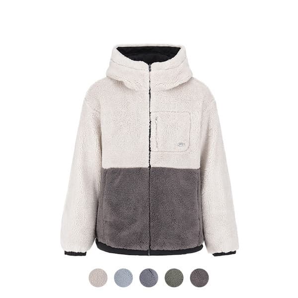 fashionplus 폴햄 남여공용 리버서블 후드 플리스 패딩 점퍼 PHE4JP3370 - 최저가 29,180원