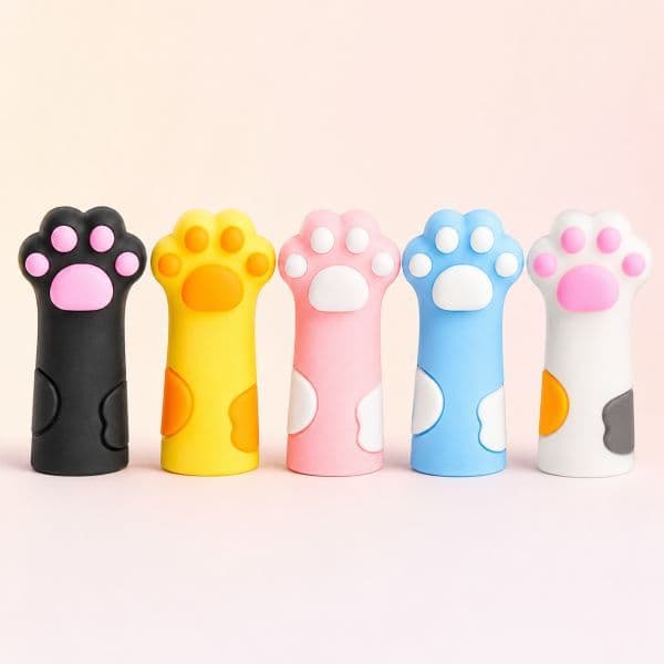 주미컴퍼니 주미컴퍼니 고양이 발 연필 보호캡 실리콘 펜슬캡 5Color