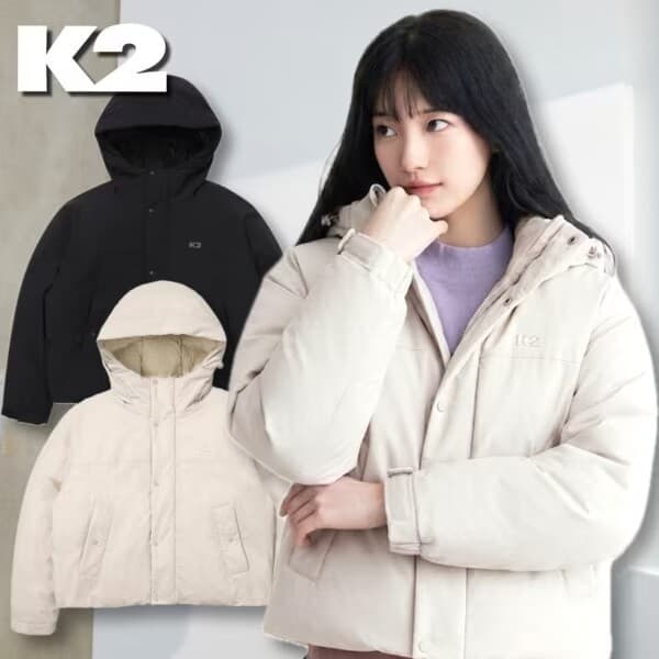 롯데 백화점 케이투 KWW24544 수지 씬에어 코코 후디 구스다운 - 최저가 151,360원