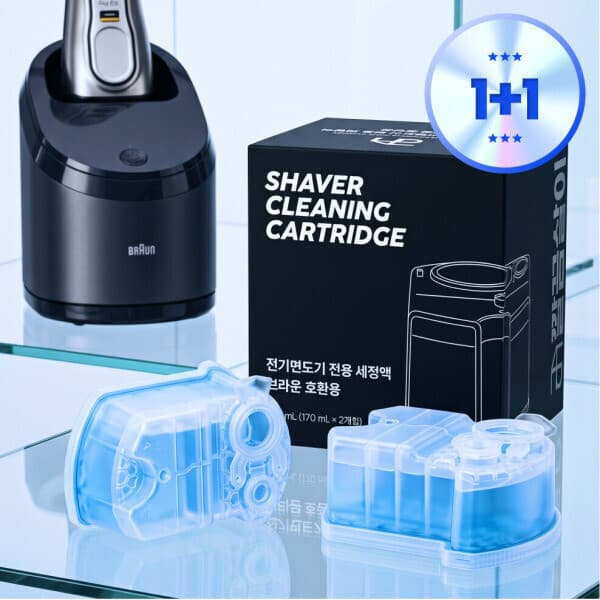 신일전자공식몰 브라운 전기 면도기 세정액 세척 클리너 카트리지 - 최저가 12,900원