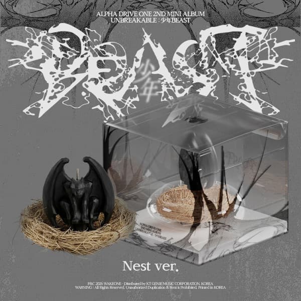 AppleMusic-애플뮤직 ALPHA DRIVE ONE 미니앨범 2집 UNBREAKABLE 少年BEAST Nest Ver. Limited Edition - 최저가 29,700원