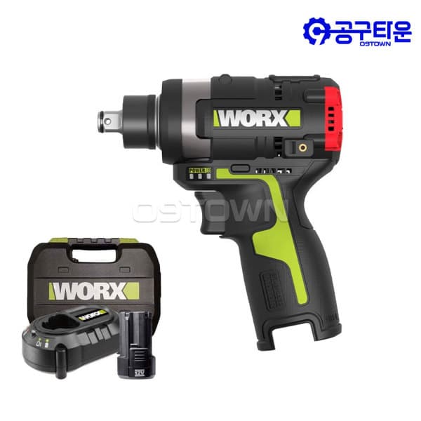 공구타운 웍스 WU132T.1 충전 임팩트 드라이버 12V 2.0Ah