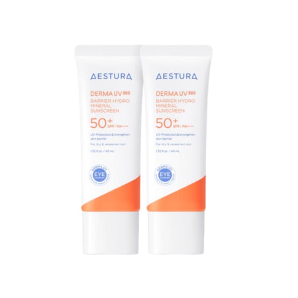 ydaiah8d65 에스트라 더마UV365 레드진정 톤업 선크림 SPF50+ PA++++ 40ML 2개
