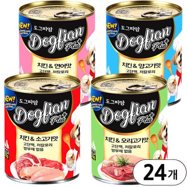 펫스토리로얄 도그피앙 플러스 375g x 24개 강아지간식캔 - 최저가 26,900원
