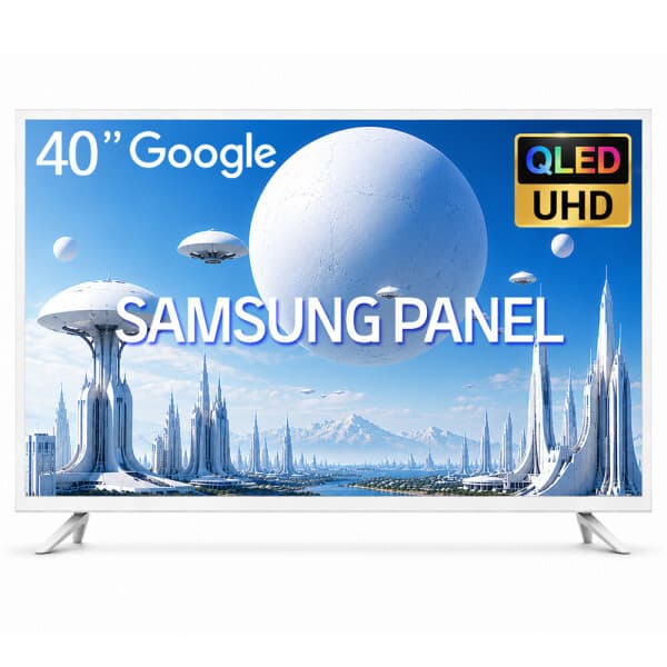 위드라이프전자 위드라이프 구글 스마트 화이트 40인치 QLED 4K UHD TV