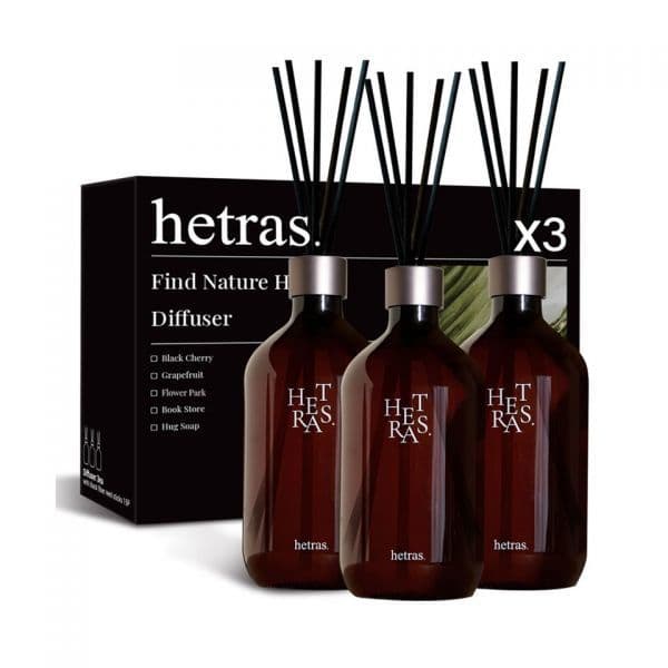 골드캣마켓 HETRAS BEAUTY 프리미엄 대용량 디퓨저 500ml 3개 세트