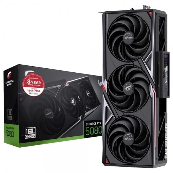 공식판매점o Colorful iGame 지포스 RTX 5080 VULCAN OC D7 16GB