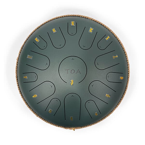 로드뮤직 TOA 스틸텅드럼 15음 C키 다크그린 35cm
