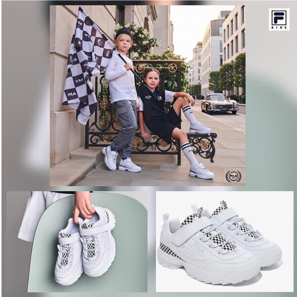 롯데 백화점 휠라키즈 디스럽터24 밸크로 KD 3XM02408G - 최저가 28,370원