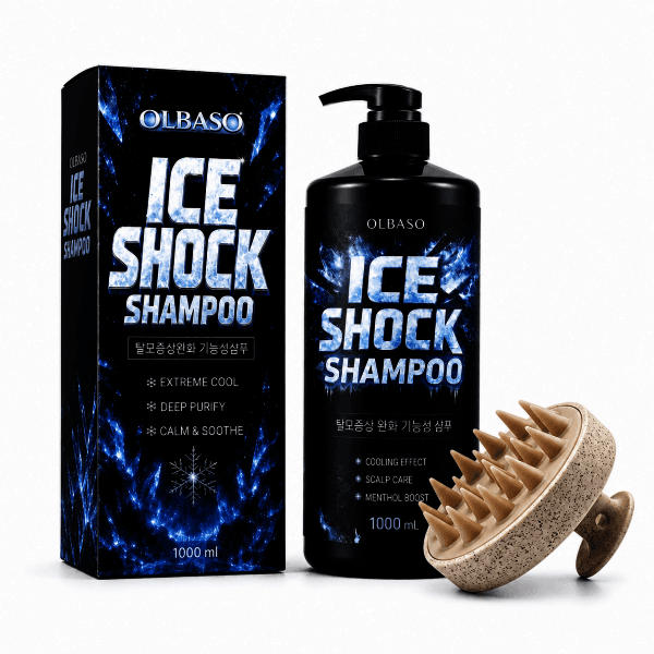 주식회사제이비컴퍼니 올바소 아이스쇼크 탈모샴푸 1000ml 쿨링 두피샴푸 - 최저가 21,500원