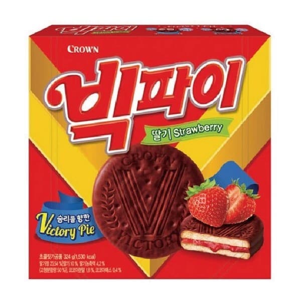 W쇼핑TV홈쇼핑 크라운 빅파이 324g 6개