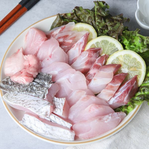 백미양식 제철 민어 민어회 400g