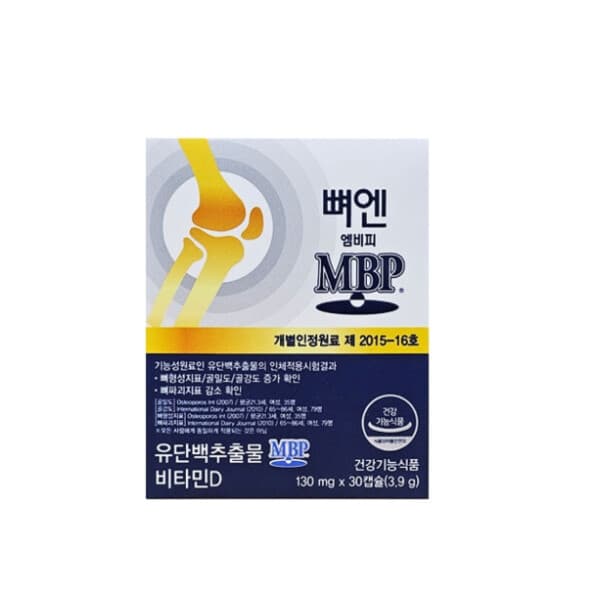 자오화유한회사 뼈엔 엠비피MBP 유단백 추출물 30캡슐
