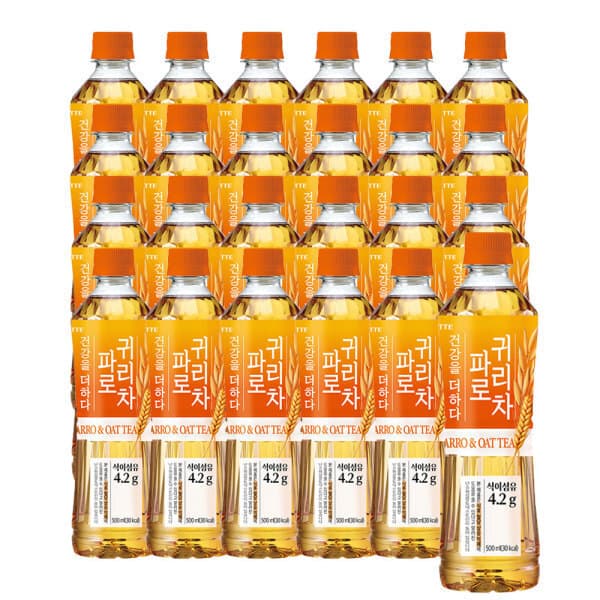 롯데칠성스타배송 더하다 다류 파로귀리차 500ml x6입 x4개
