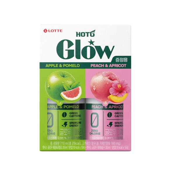 롯데칠성스타배송 핫식스 글로우 제로 355ml 2종 샘플러 set