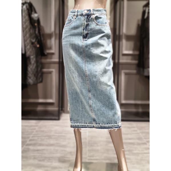AKPLAZAMALL 제시뉴욕 알렉시스앤 컷팅 트림 데님스커트 AEW5NSDS2920