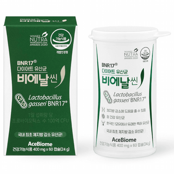 문탄유 BNR17 다이어트 유산균 60캡슐