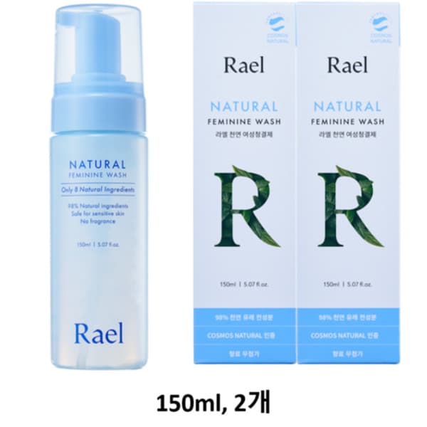 운당컴퍼니 라엘 천연 여성청결제 150ml 2개