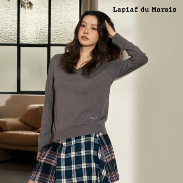 GS_SHOP_TV 라삐아프 26FW 루즈핏 클래식 V넥 니트 풀오버 3종