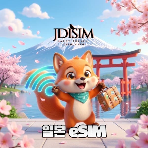 Butt_on 일본 KDDI/소프트뱅크 이심 1GB 3일
